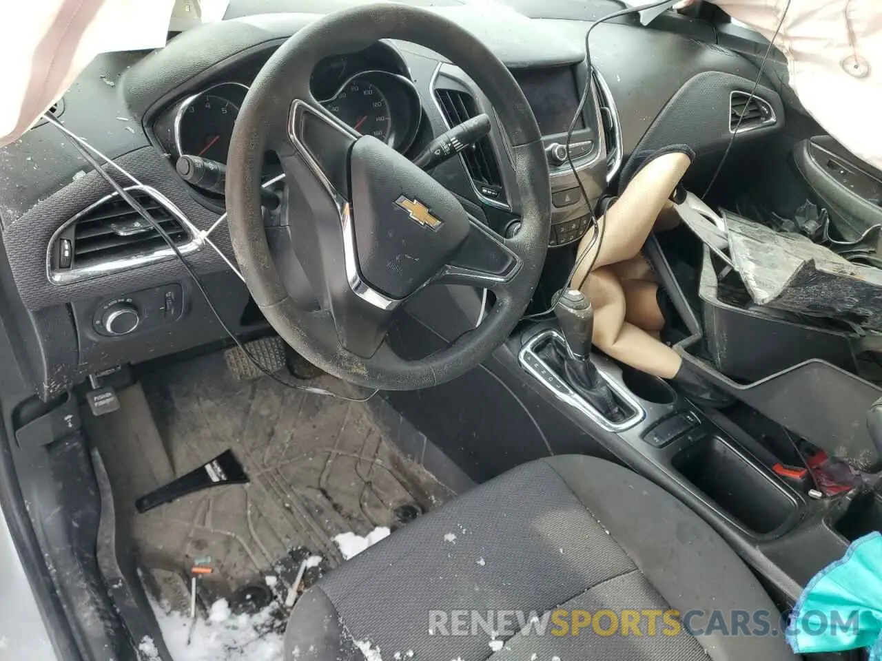 8 fotografías del automóvil dañado 1G1BC5SM5K7148094 CHEVROLET CRUZE 2019