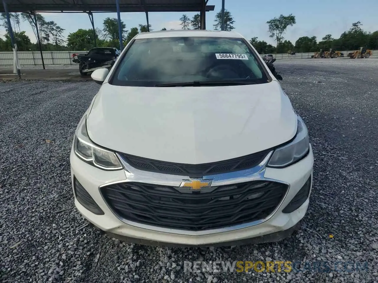 5 fotografías del automóvil dañado 1G1BC5SM7K7125609 CHEVROLET CRUZE 2019