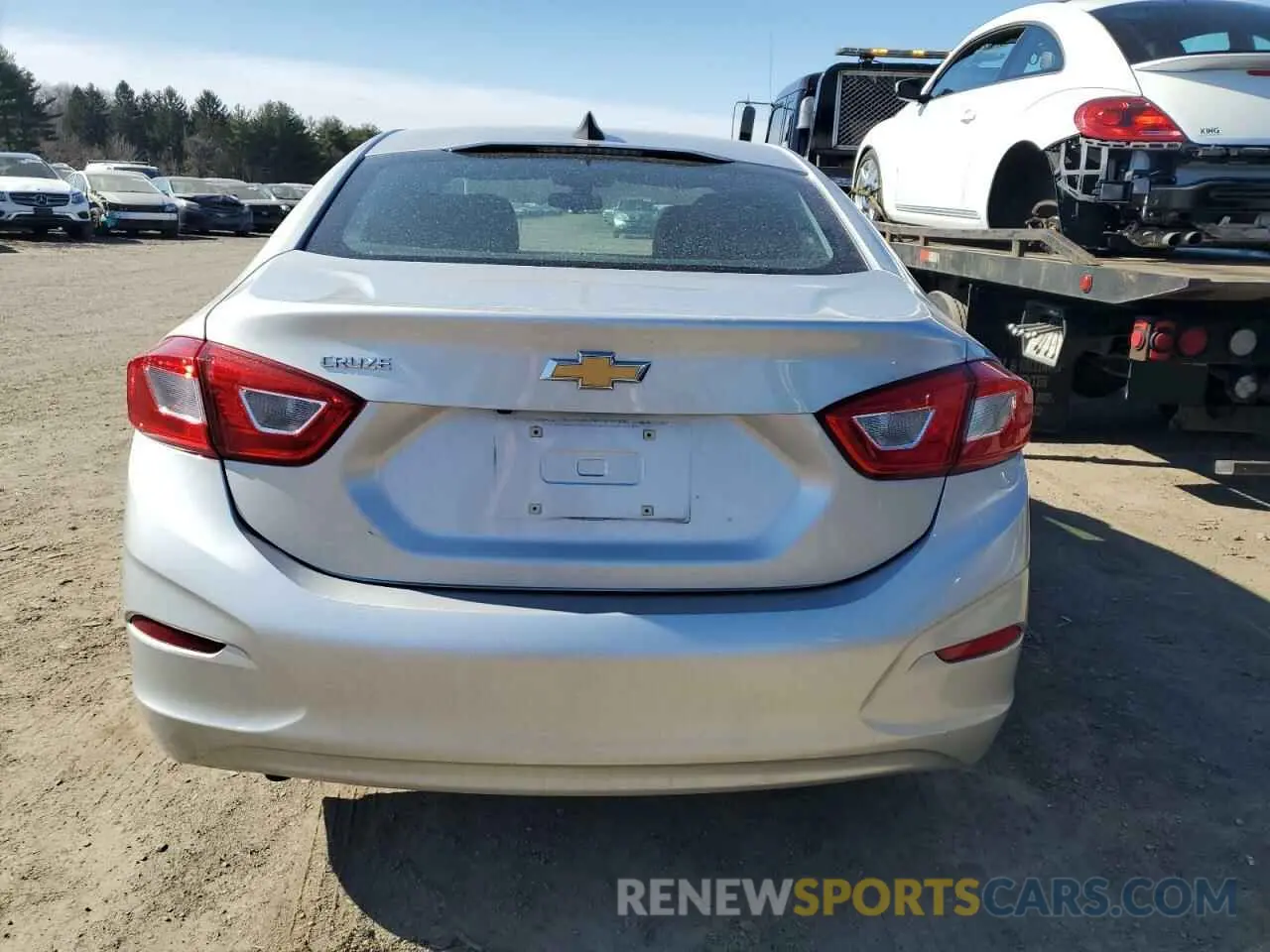 6 fotografías del automóvil dañado 1G1BC5SM8K7133301 CHEVROLET CRUZE 2019