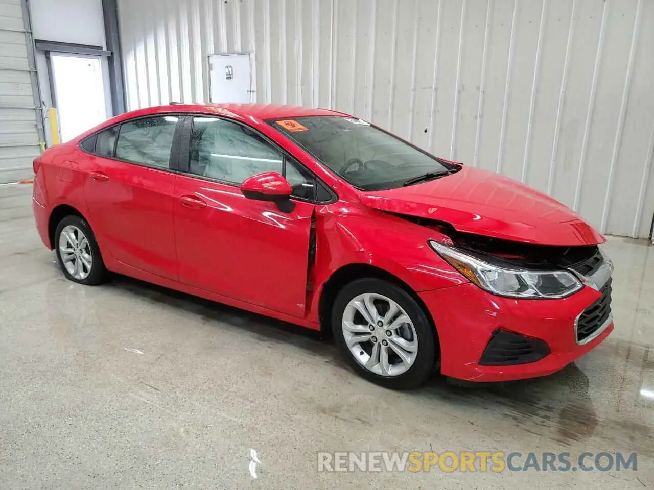 4 fotografías del automóvil dañado 1G1BC5SM8K7135789 CHEVROLET CRUZE 2019