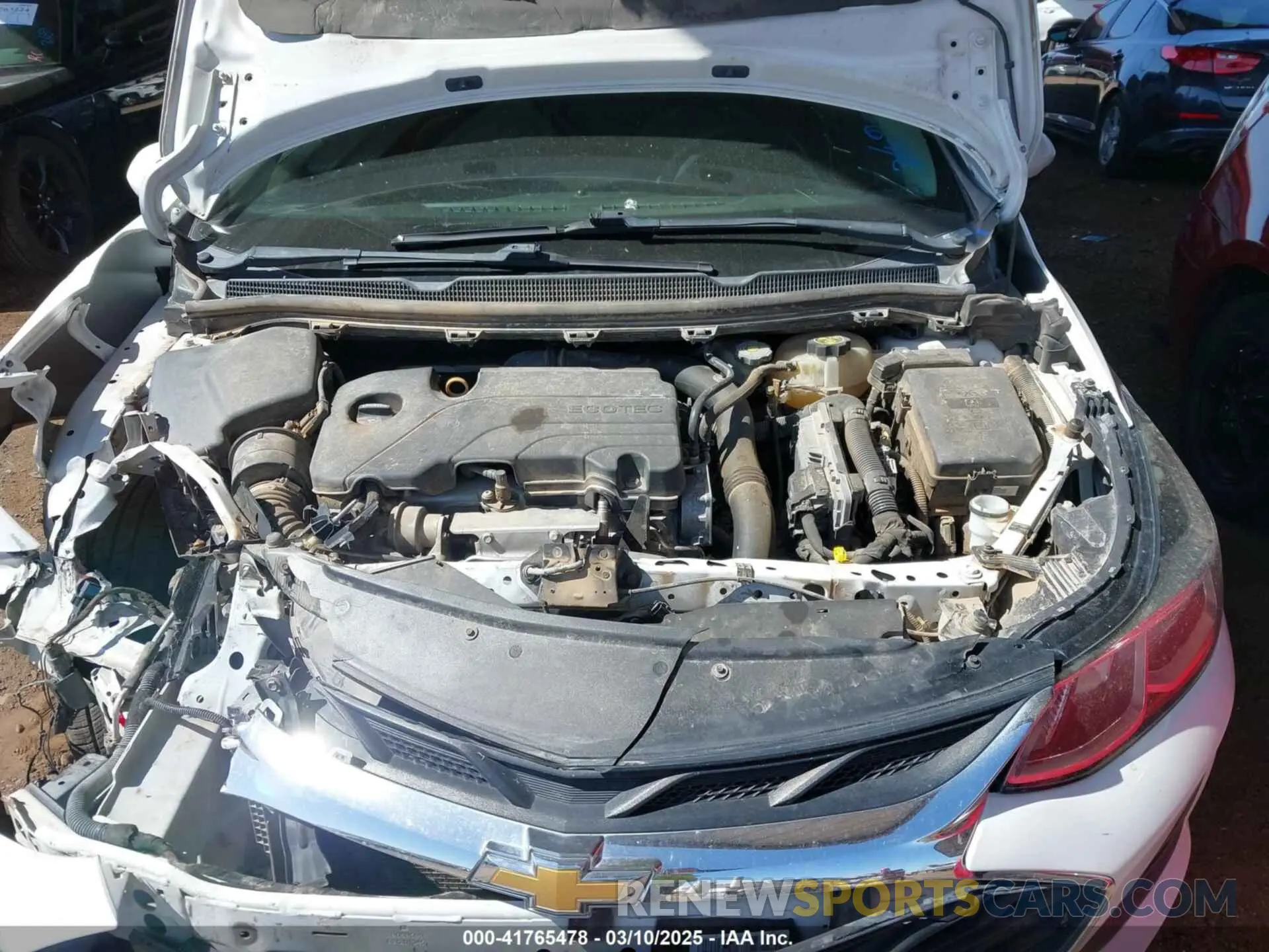 10 fotografías del automóvil dañado 1G1BC5SM8K7147845 CHEVROLET CRUZE 2019