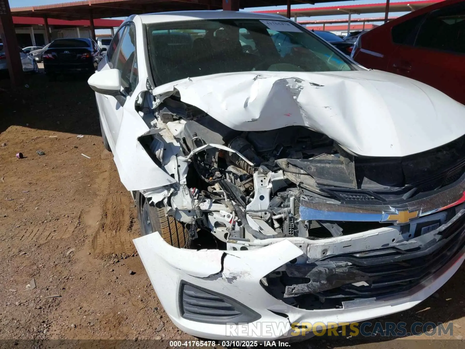 6 fotografías del automóvil dañado 1G1BC5SM8K7147845 CHEVROLET CRUZE 2019