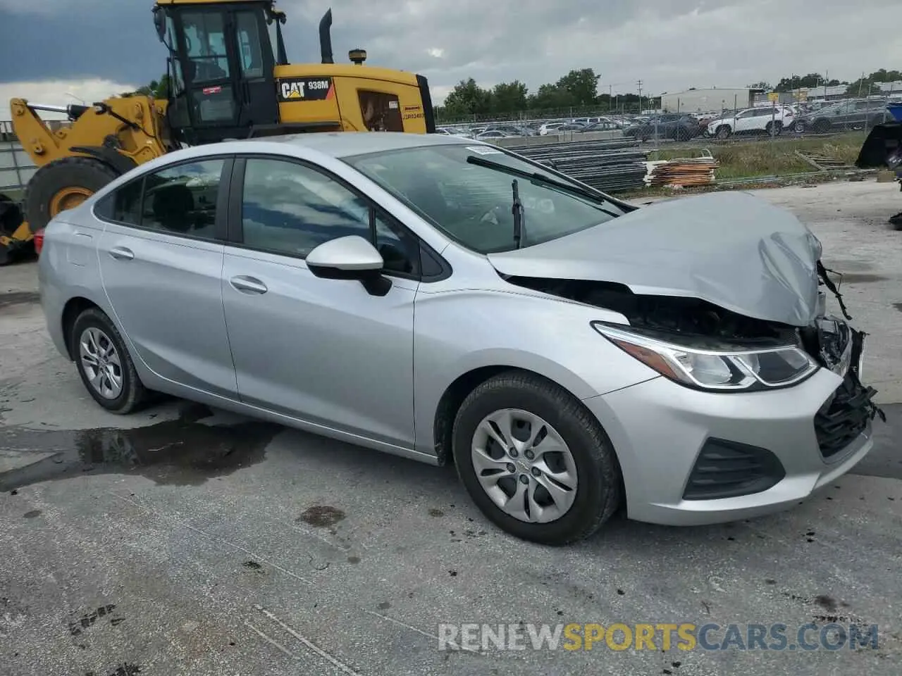 4 fotografías del automóvil dañado 1G1BC5SM9K7109928 CHEVROLET CRUZE 2019