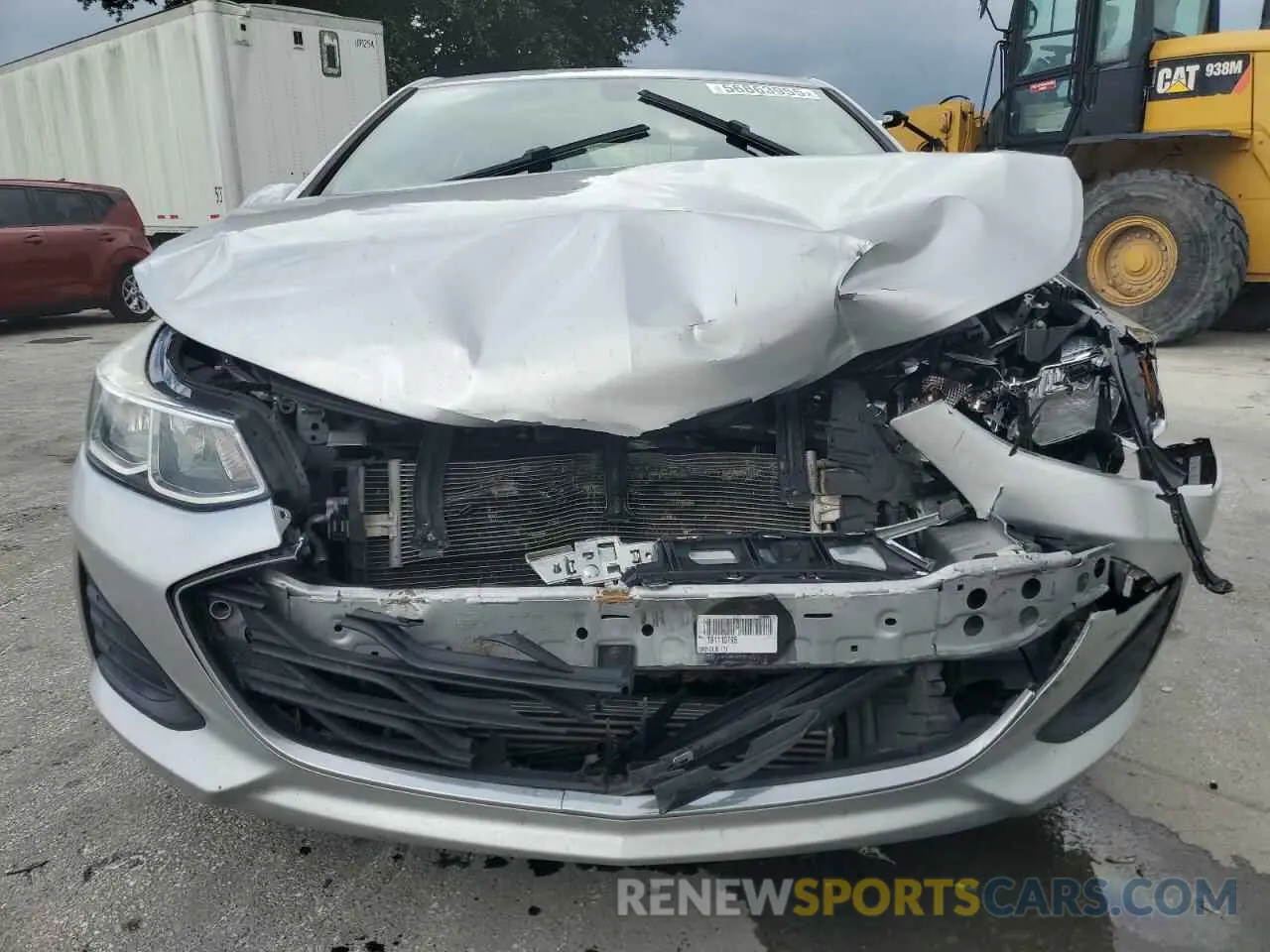 5 fotografías del automóvil dañado 1G1BC5SM9K7109928 CHEVROLET CRUZE 2019