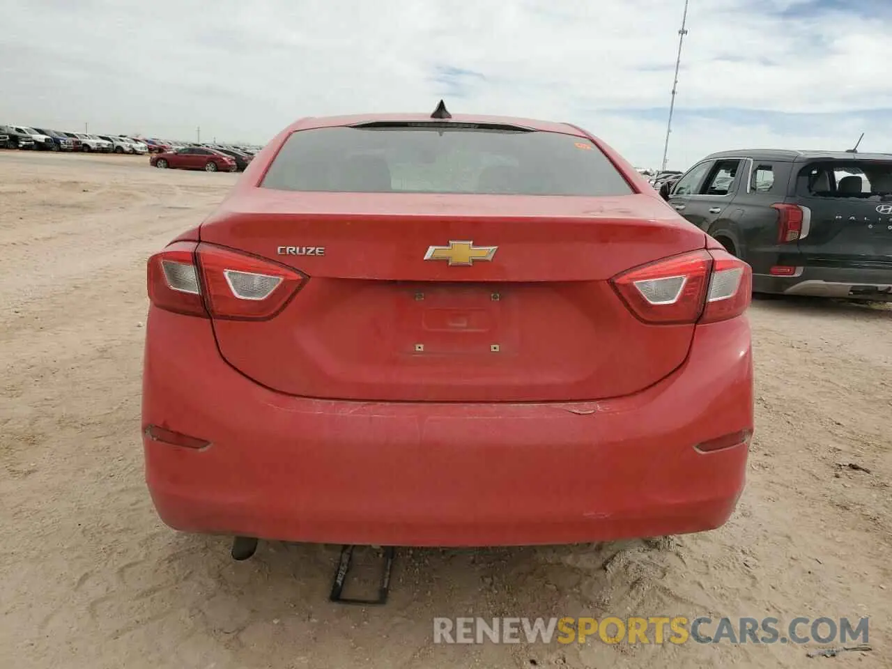6 fotografías del automóvil dañado 1G1BC5SM9K7126633 CHEVROLET CRUZE 2019