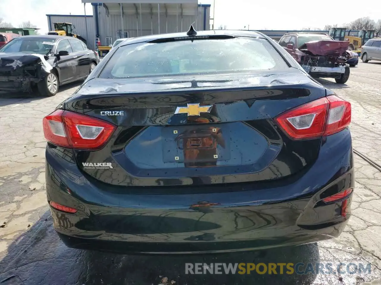6 fotografías del automóvil dañado 1G1BC5SM9K7149541 CHEVROLET CRUZE 2019
