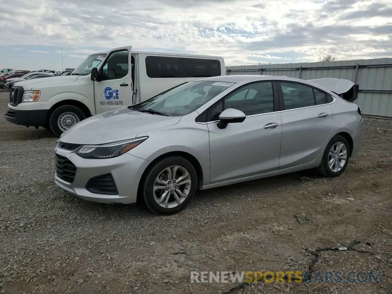 1 fotografías del automóvil dañado 1G1BE5SM0K7117359 CHEVROLET CRUZE 2019