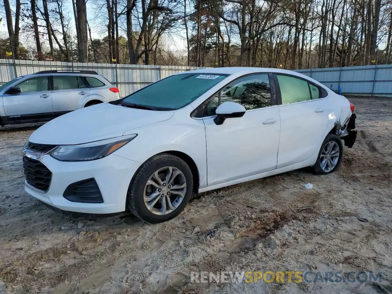 1 fotografías del automóvil dañado 1G1BE5SM0K7121296 CHEVROLET CRUZE 2019