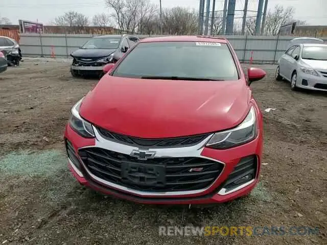 11 fotografías del automóvil dañado 1G1BE5SM1K7104863 CHEVROLET CRUZE 2019
