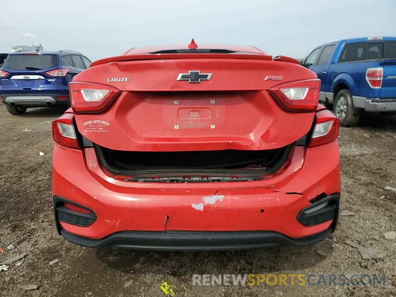 6 fotografías del automóvil dañado 1G1BE5SM1K7104863 CHEVROLET CRUZE 2019