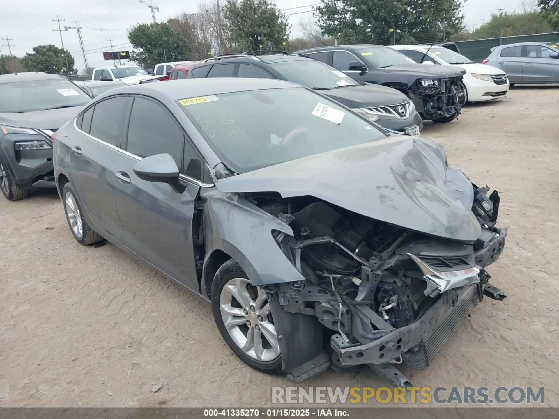 1 fotografías del automóvil dañado 1G1BE5SM1K7127608 CHEVROLET CRUZE 2019