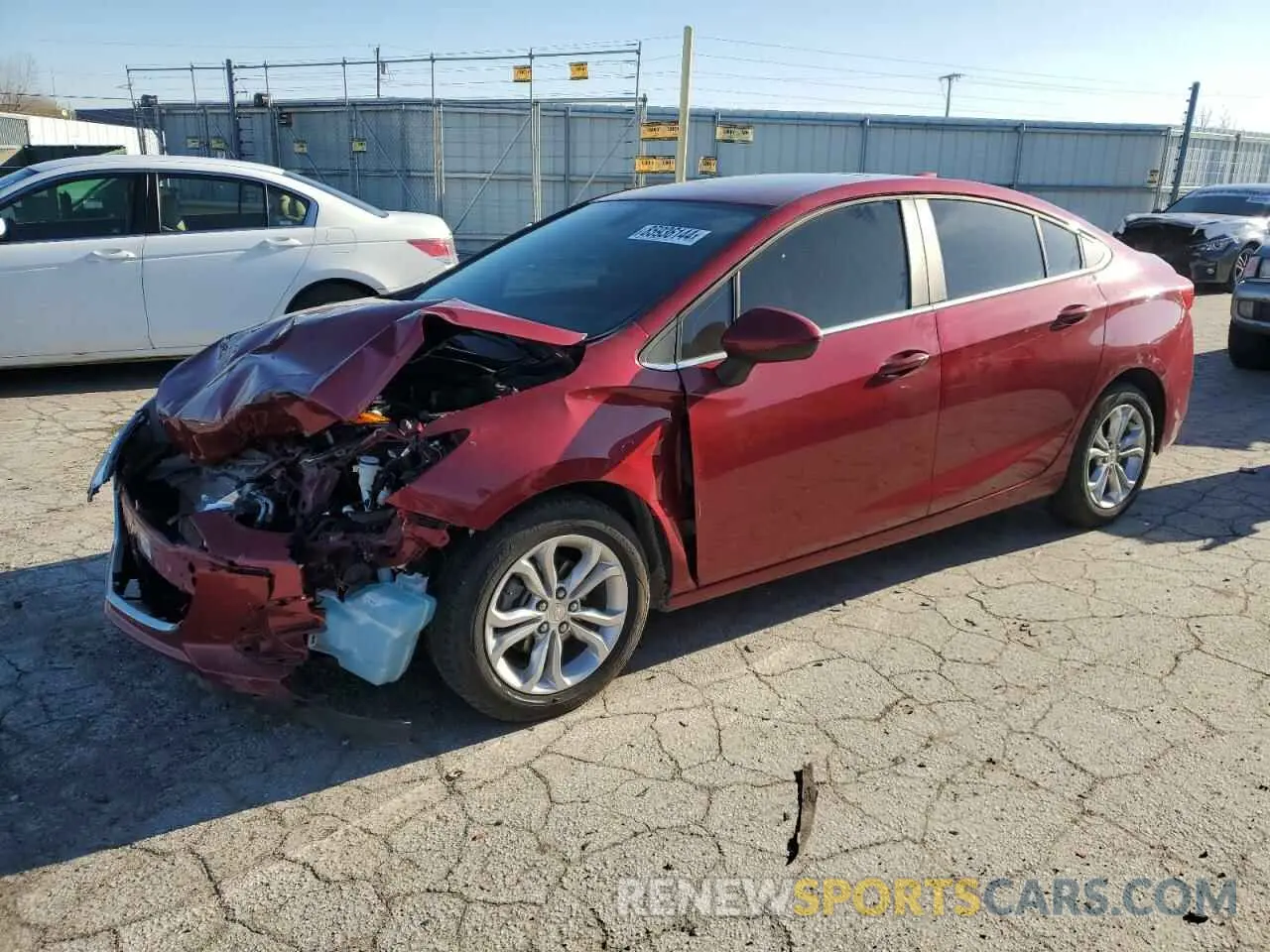 1 fotografías del automóvil dañado 1G1BE5SM1K7139788 CHEVROLET CRUZE 2019