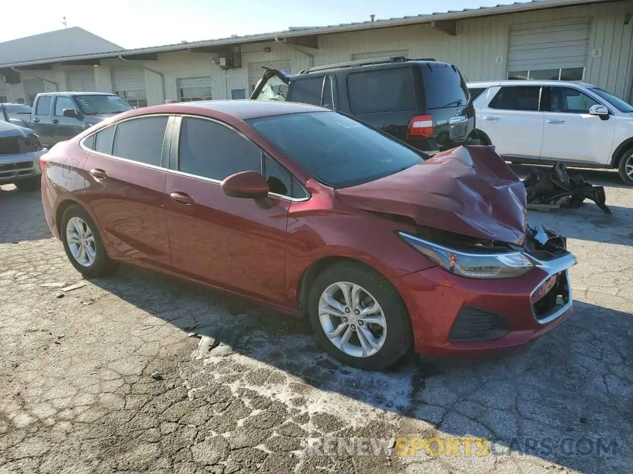 4 fotografías del automóvil dañado 1G1BE5SM1K7139788 CHEVROLET CRUZE 2019