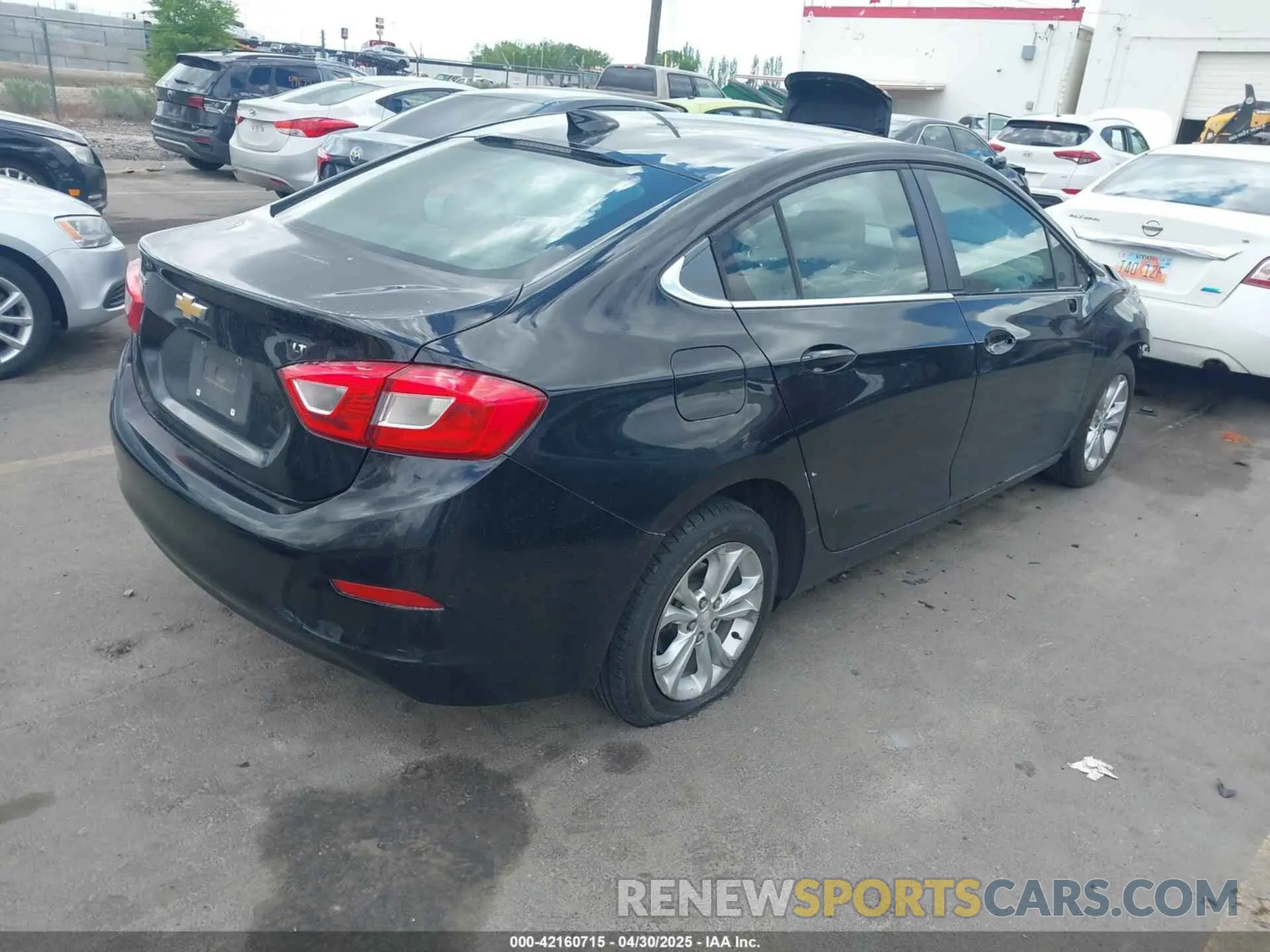 4 fotografías del automóvil dañado 1G1BE5SM1K7141234 CHEVROLET CRUZE 2019
