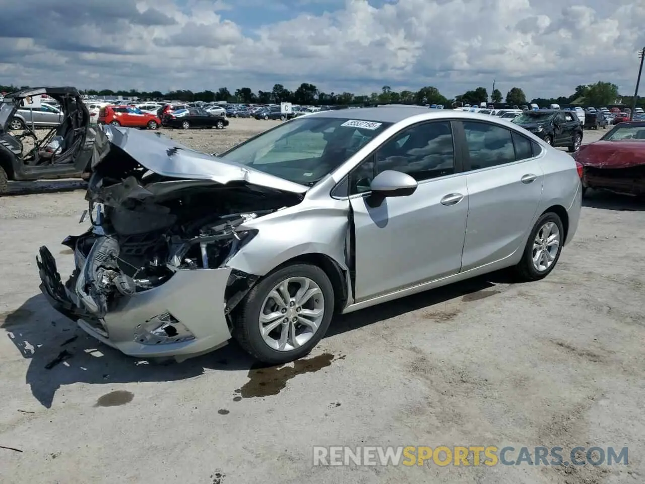 1 fotografías del automóvil dañado 1G1BE5SM2K7117279 CHEVROLET CRUZE 2019