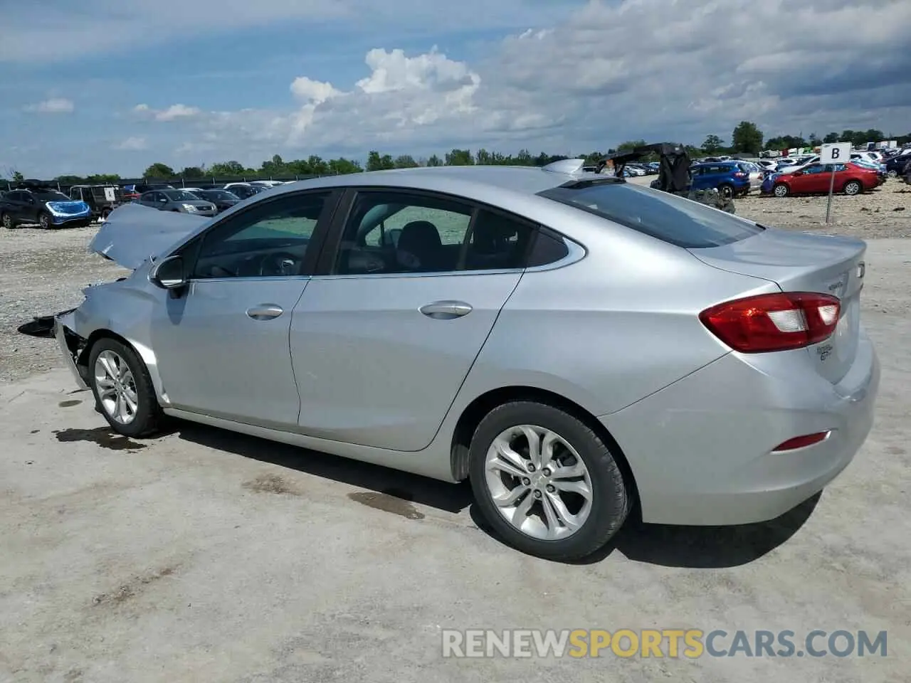 2 fotografías del automóvil dañado 1G1BE5SM2K7117279 CHEVROLET CRUZE 2019
