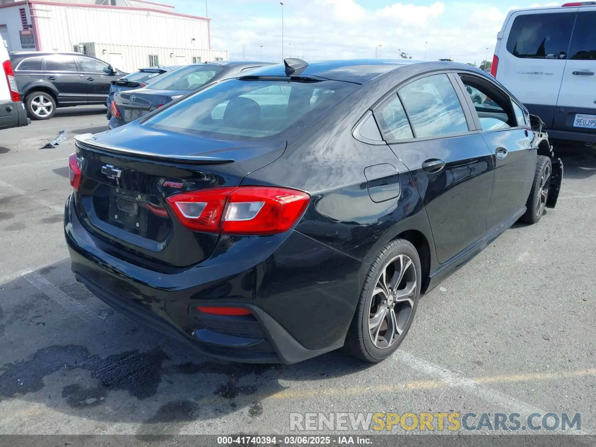 4 fotografías del automóvil dañado 1G1BE5SM2K7119985 CHEVROLET CRUZE 2019