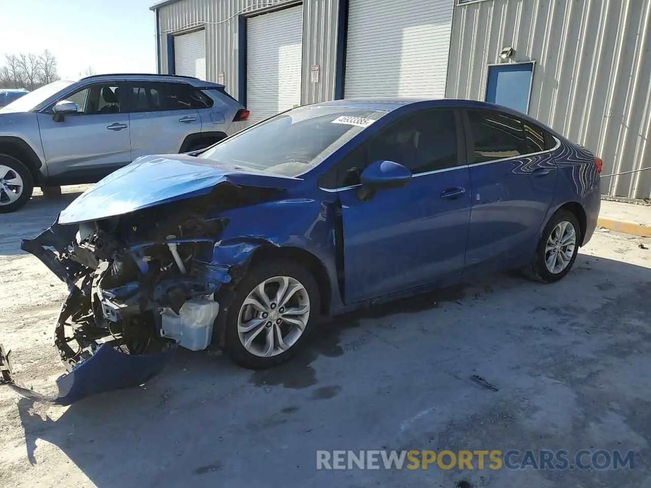 1 fotografías del automóvil dañado 1G1BE5SM2K7126080 CHEVROLET CRUZE 2019