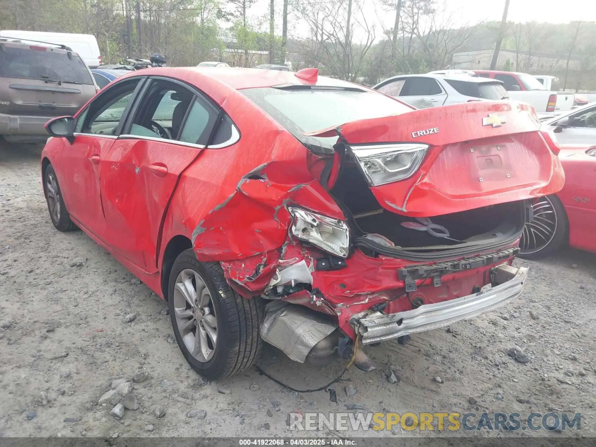 3 fotografías del automóvil dañado 1G1BE5SM2K7127942 CHEVROLET CRUZE 2019