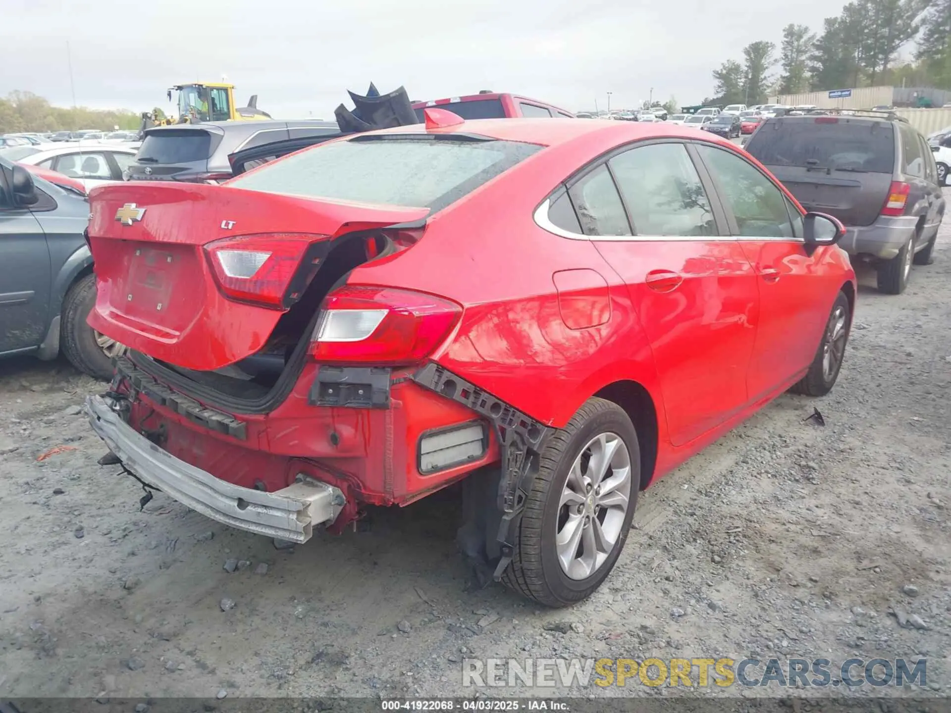 4 fotografías del automóvil dañado 1G1BE5SM2K7127942 CHEVROLET CRUZE 2019