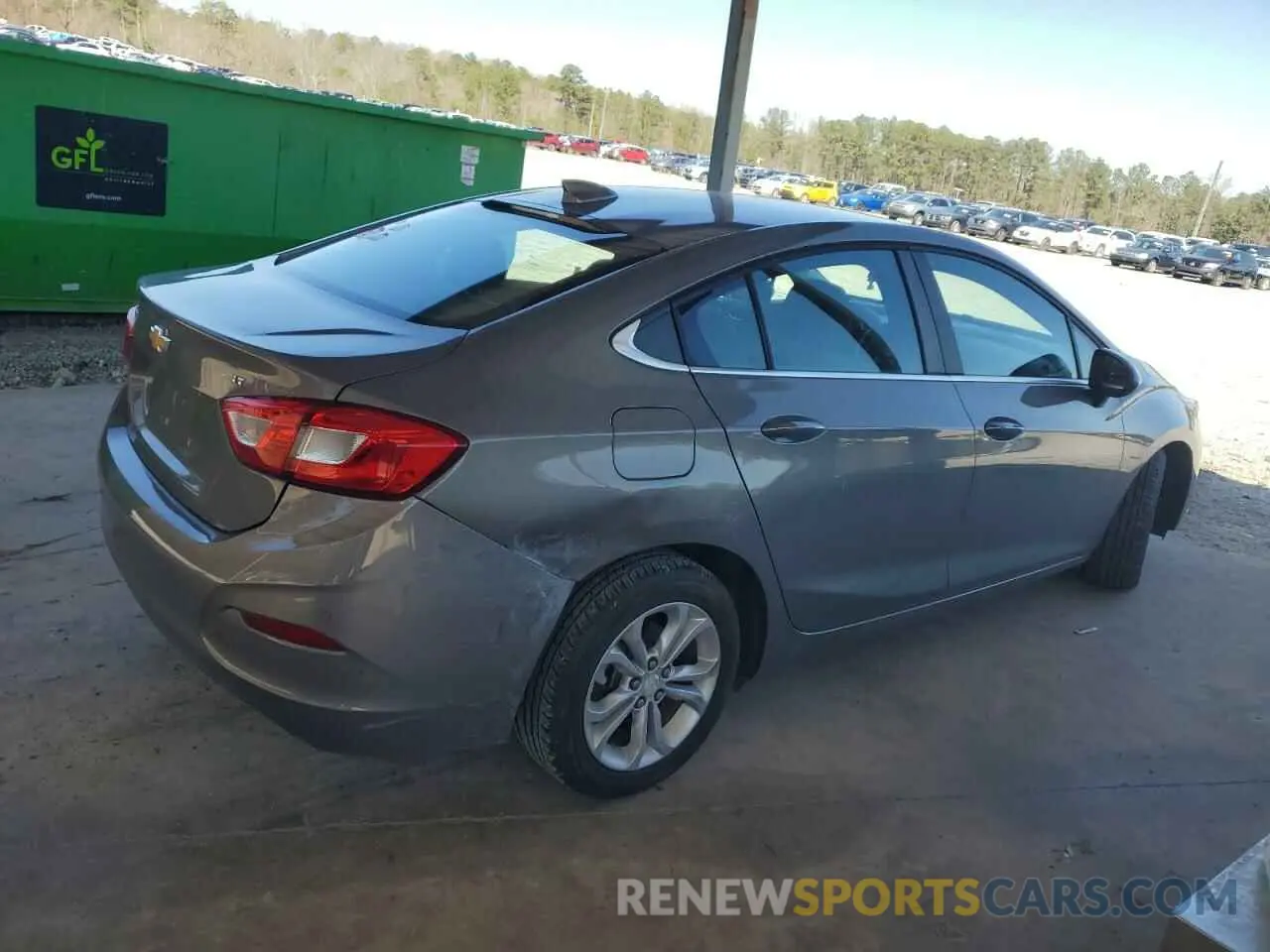 3 fotografías del automóvil dañado 1G1BE5SM2K7133644 CHEVROLET CRUZE 2019