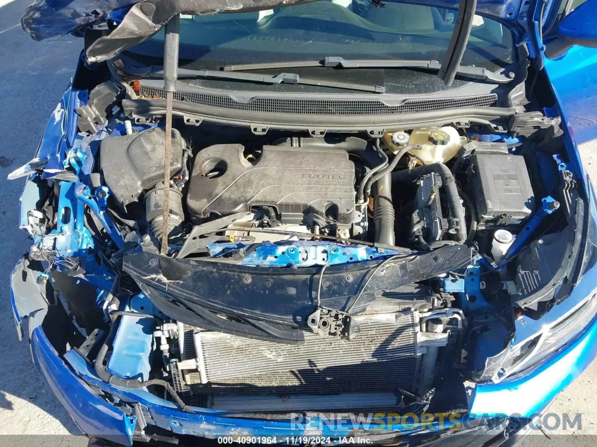 10 fotografías del automóvil dañado 1G1BE5SM3K7104055 CHEVROLET CRUZE 2019