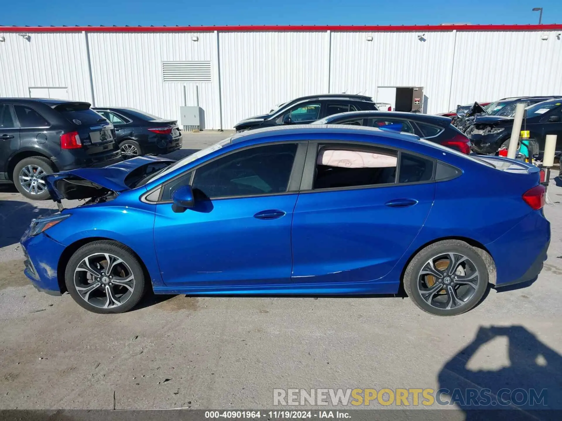 14 fotografías del automóvil dañado 1G1BE5SM3K7104055 CHEVROLET CRUZE 2019