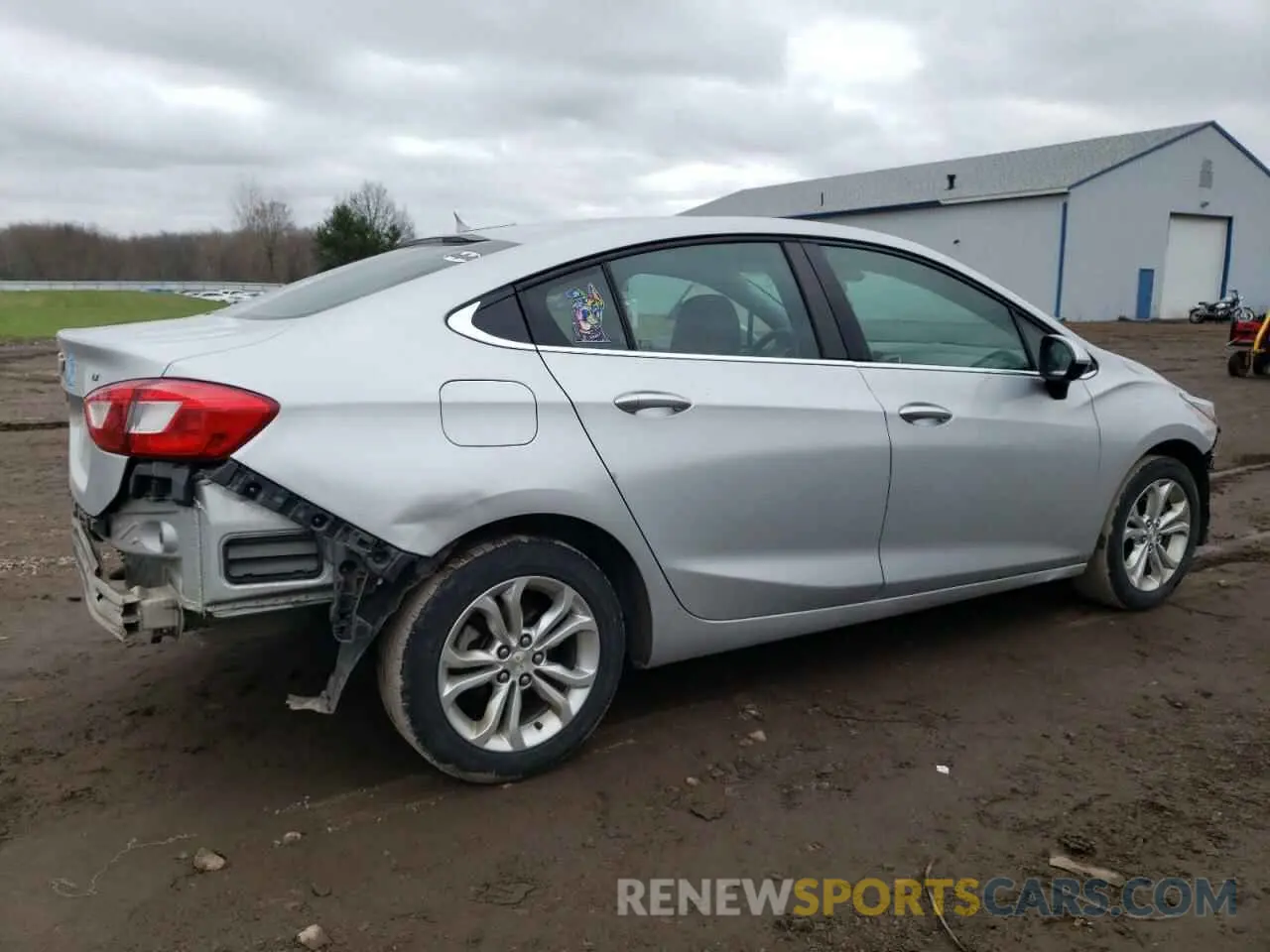 3 fotografías del automóvil dañado 1G1BE5SM3K7114116 CHEVROLET CRUZE 2019