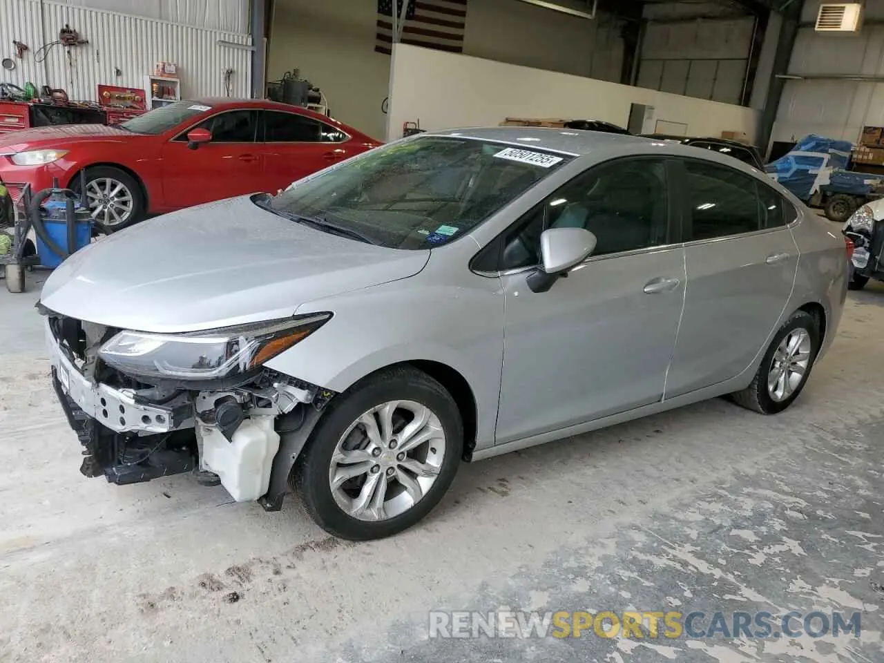 1 fotografías del automóvil dañado 1G1BE5SM3K7116741 CHEVROLET CRUZE 2019