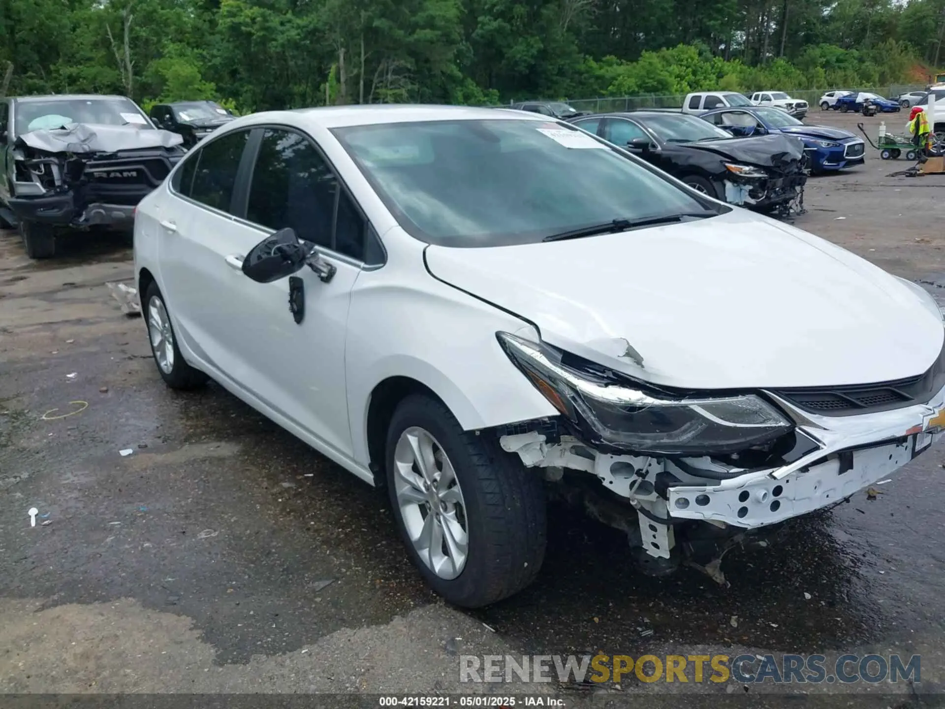 1 fotografías del automóvil dañado 1G1BE5SM3K7131157 CHEVROLET CRUZE 2019