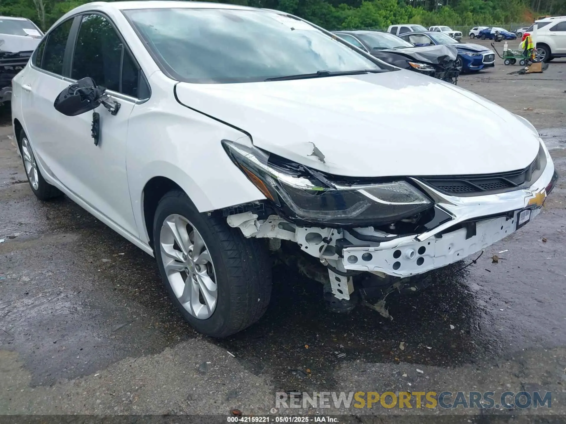 6 fotografías del automóvil dañado 1G1BE5SM3K7131157 CHEVROLET CRUZE 2019