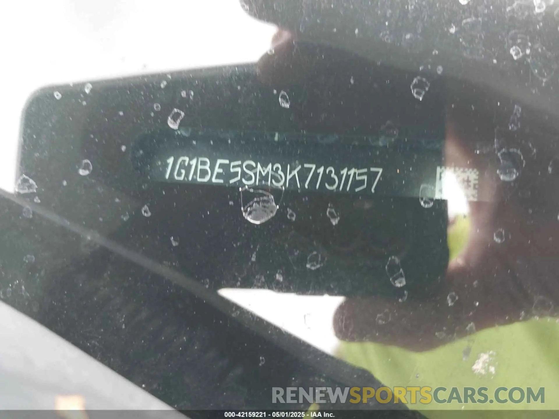 9 fotografías del automóvil dañado 1G1BE5SM3K7131157 CHEVROLET CRUZE 2019