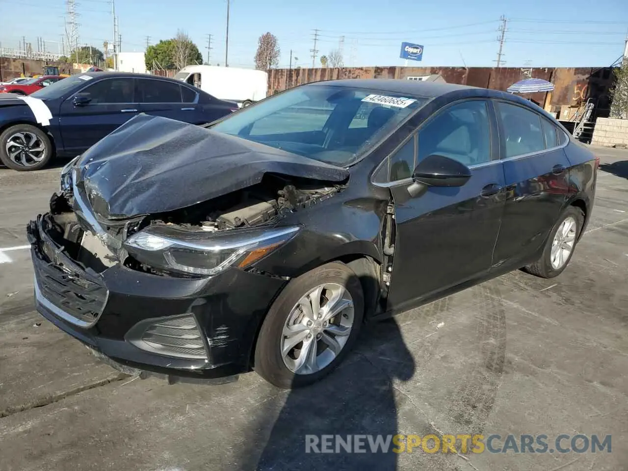 1 fotografías del automóvil dañado 1G1BE5SM3K7134804 CHEVROLET CRUZE 2019
