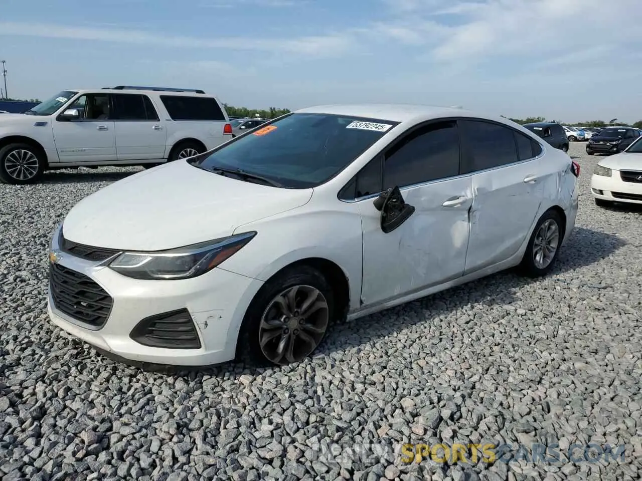 1 fotografías del automóvil dañado 1G1BE5SM3K7143390 CHEVROLET CRUZE 2019
