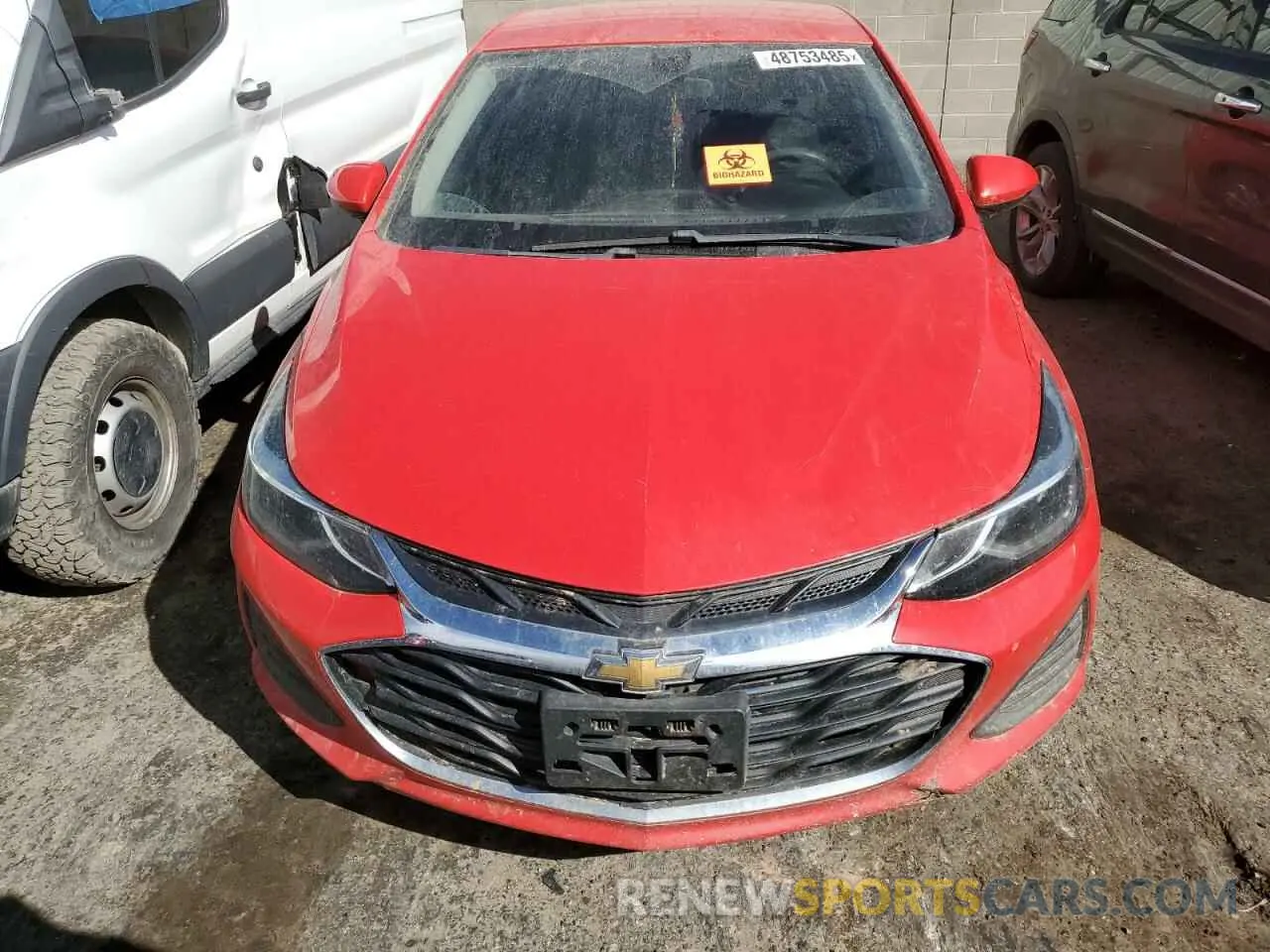 5 fotografías del automóvil dañado 1G1BE5SM4K7108373 CHEVROLET CRUZE 2019
