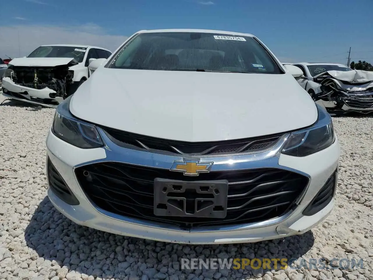 5 fotografías del automóvil dañado 1G1BE5SM4K7112357 CHEVROLET CRUZE 2019