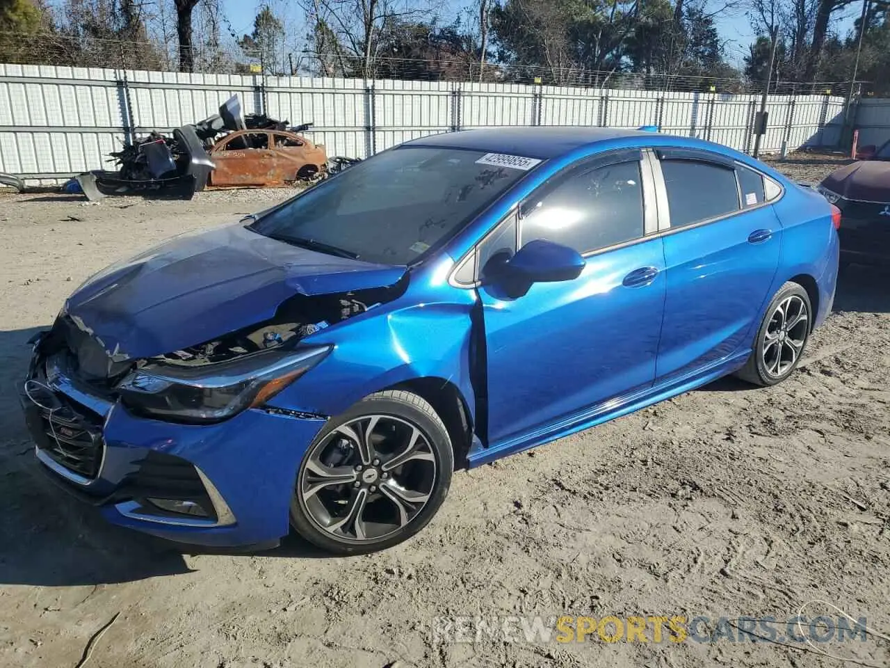 1 fotografías del automóvil dañado 1G1BE5SM4K7122161 CHEVROLET CRUZE 2019