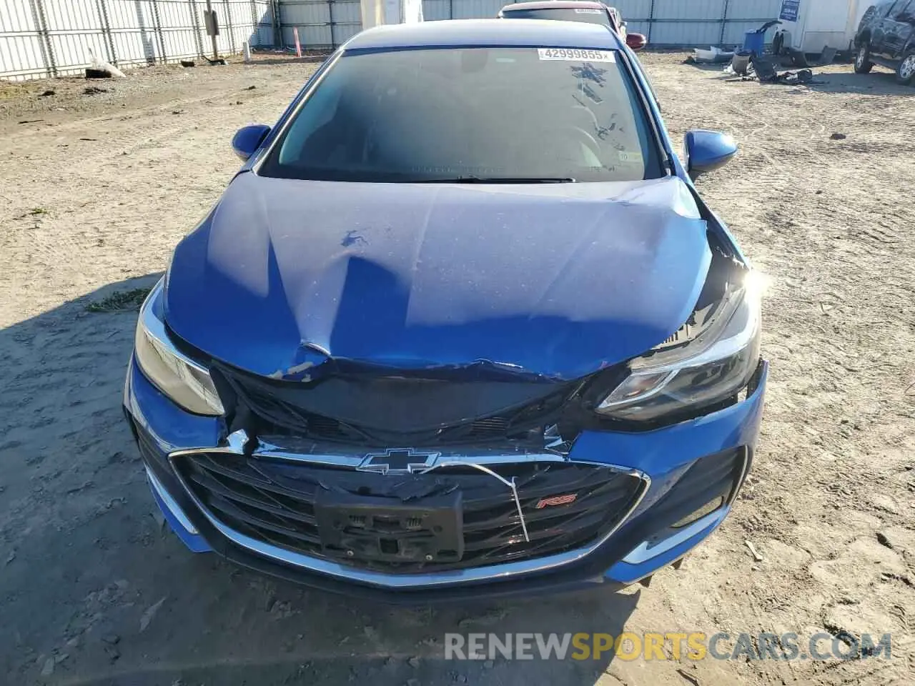 5 fotografías del automóvil dañado 1G1BE5SM4K7122161 CHEVROLET CRUZE 2019