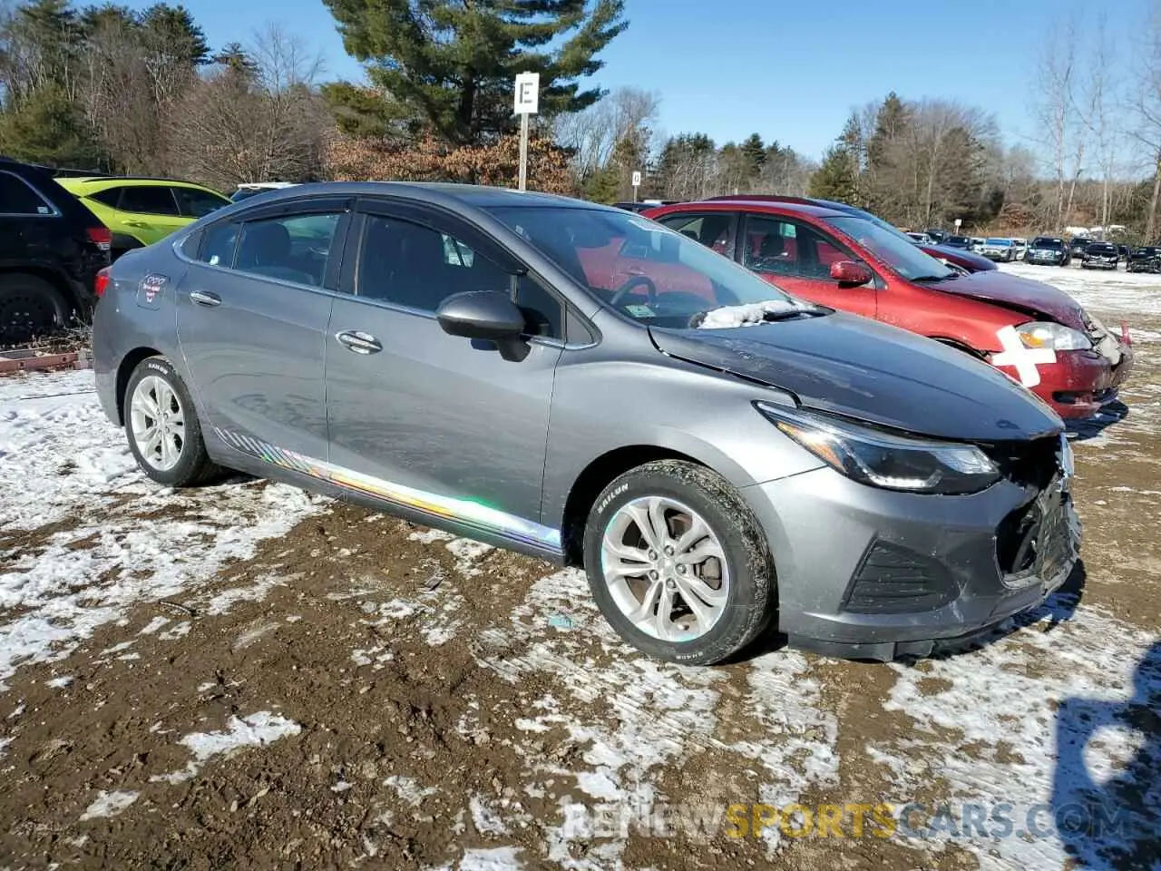 4 fotografías del automóvil dañado 1G1BE5SM4K7139512 CHEVROLET CRUZE 2019