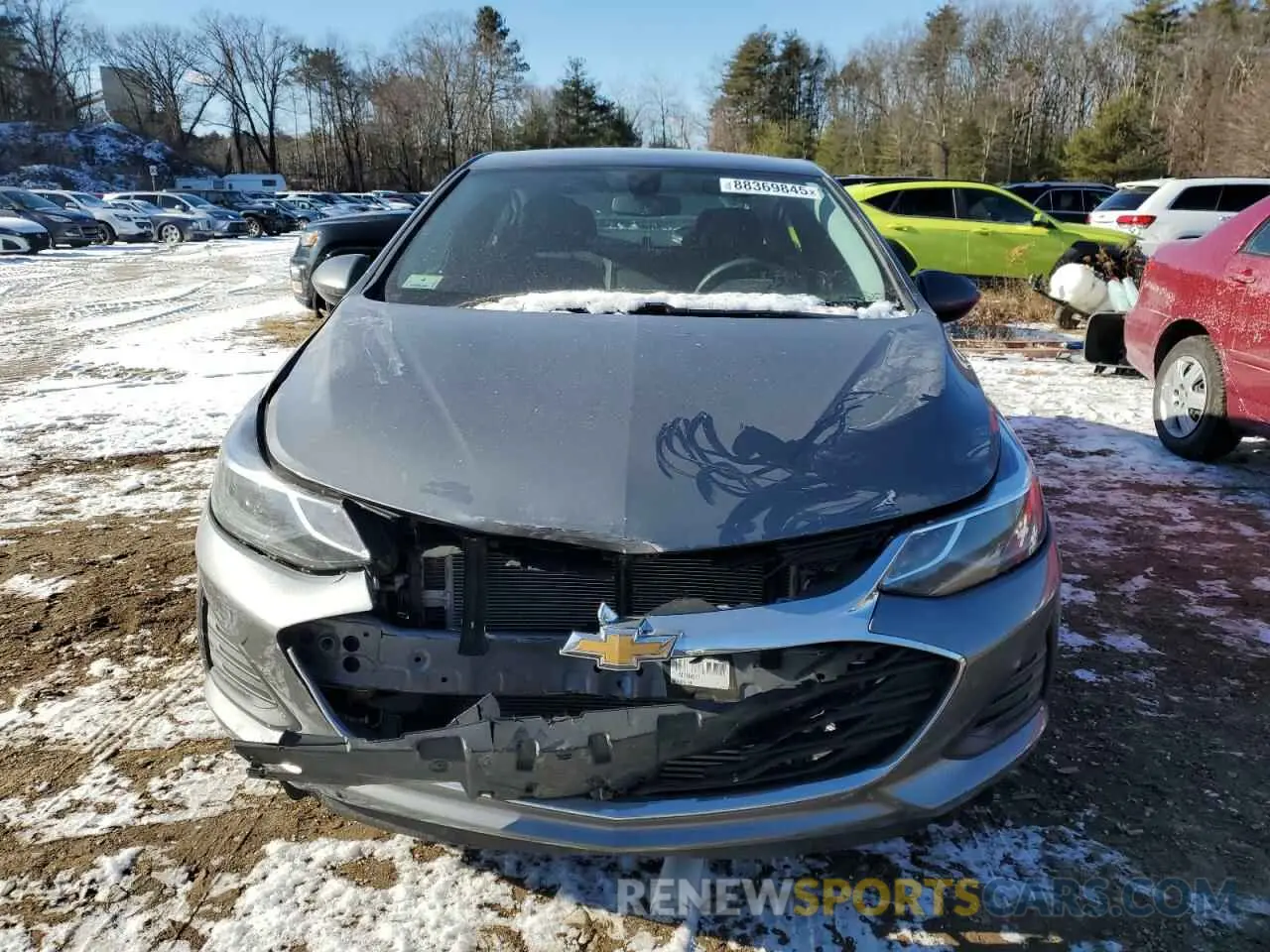 5 fotografías del automóvil dañado 1G1BE5SM4K7139512 CHEVROLET CRUZE 2019