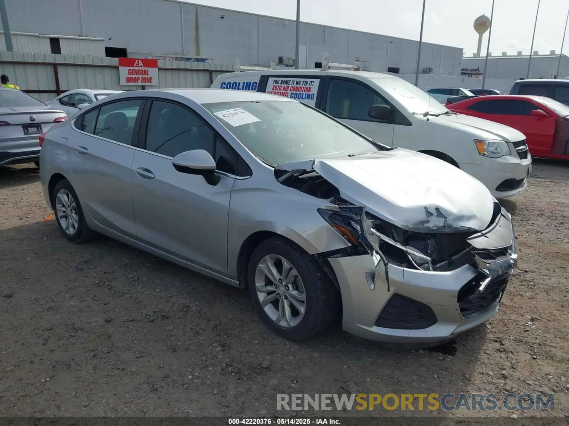 1 fotografías del automóvil dañado 1G1BE5SM7K7108934 CHEVROLET CRUZE 2019