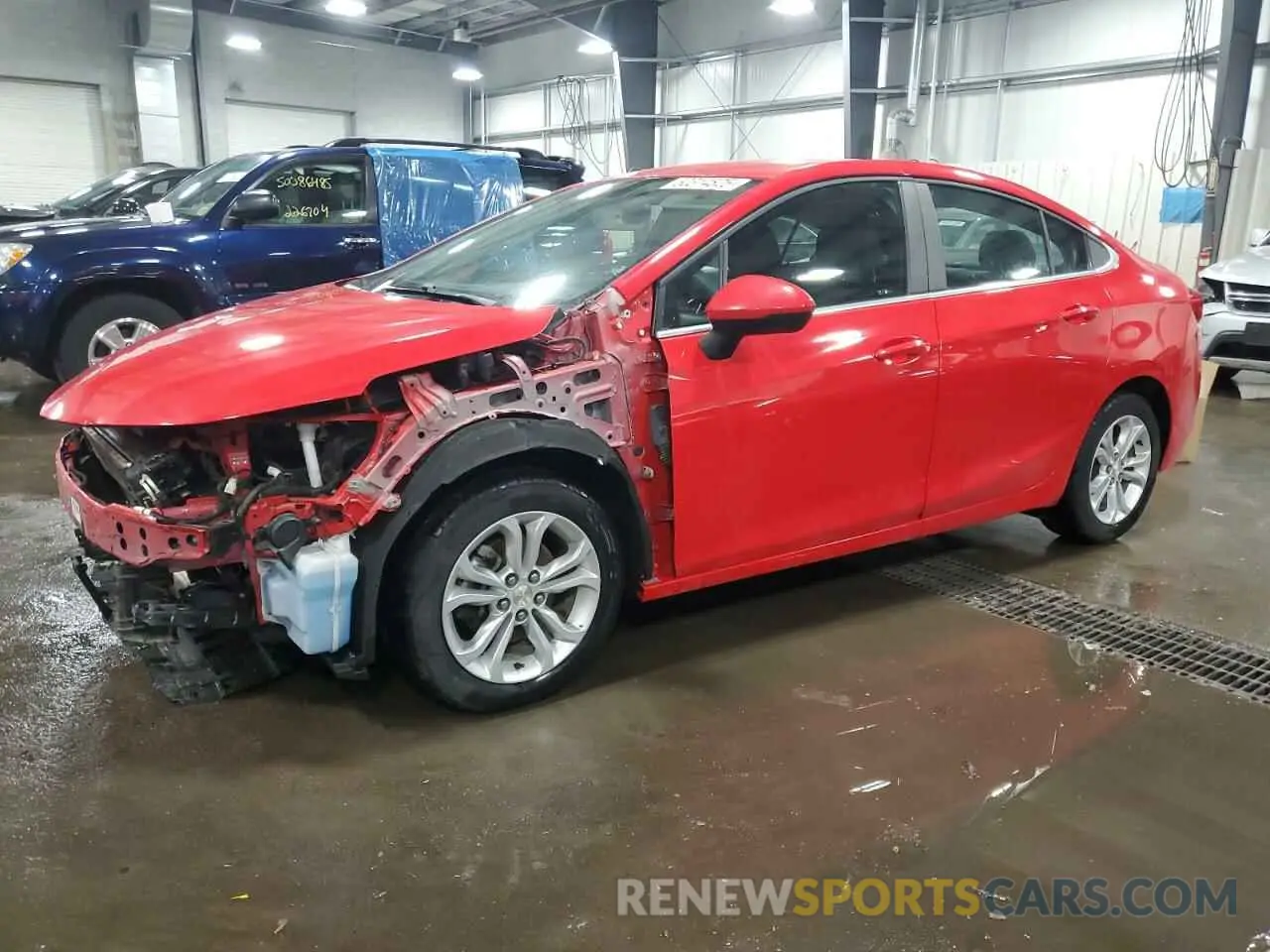 1 fotografías del automóvil dañado 1G1BE5SM8K7117058 CHEVROLET CRUZE 2019