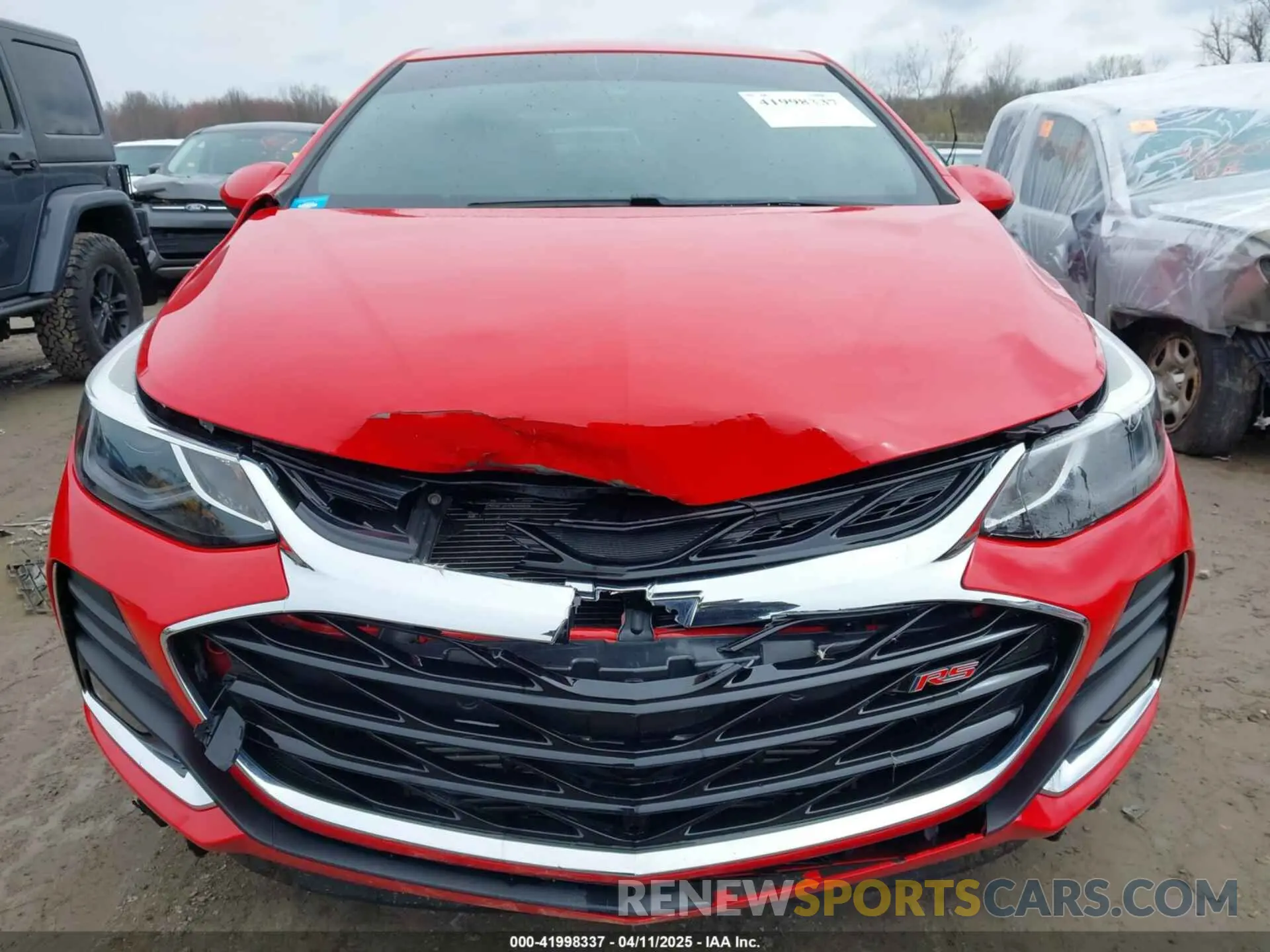 12 fotografías del automóvil dañado 1G1BE5SM9K7100155 CHEVROLET CRUZE 2019