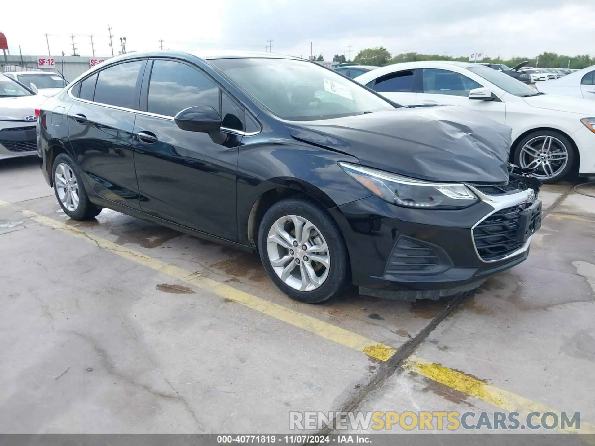 1 fotografías del automóvil dañado 1G1BE5SM9K7107493 CHEVROLET CRUZE 2019