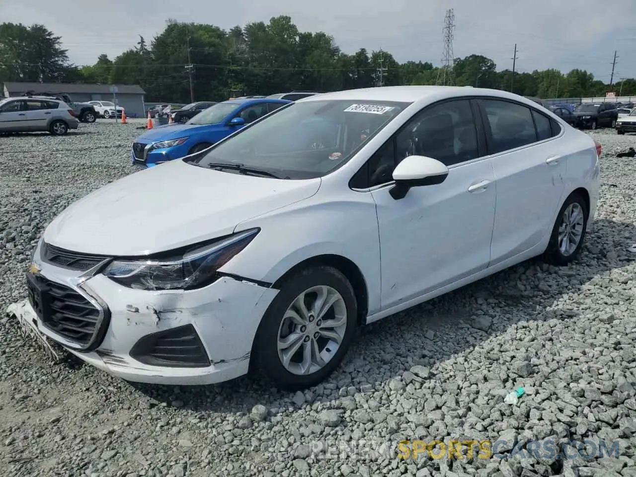 1 fotografías del automóvil dañado 1G1BE5SM9K7118154 CHEVROLET CRUZE 2019