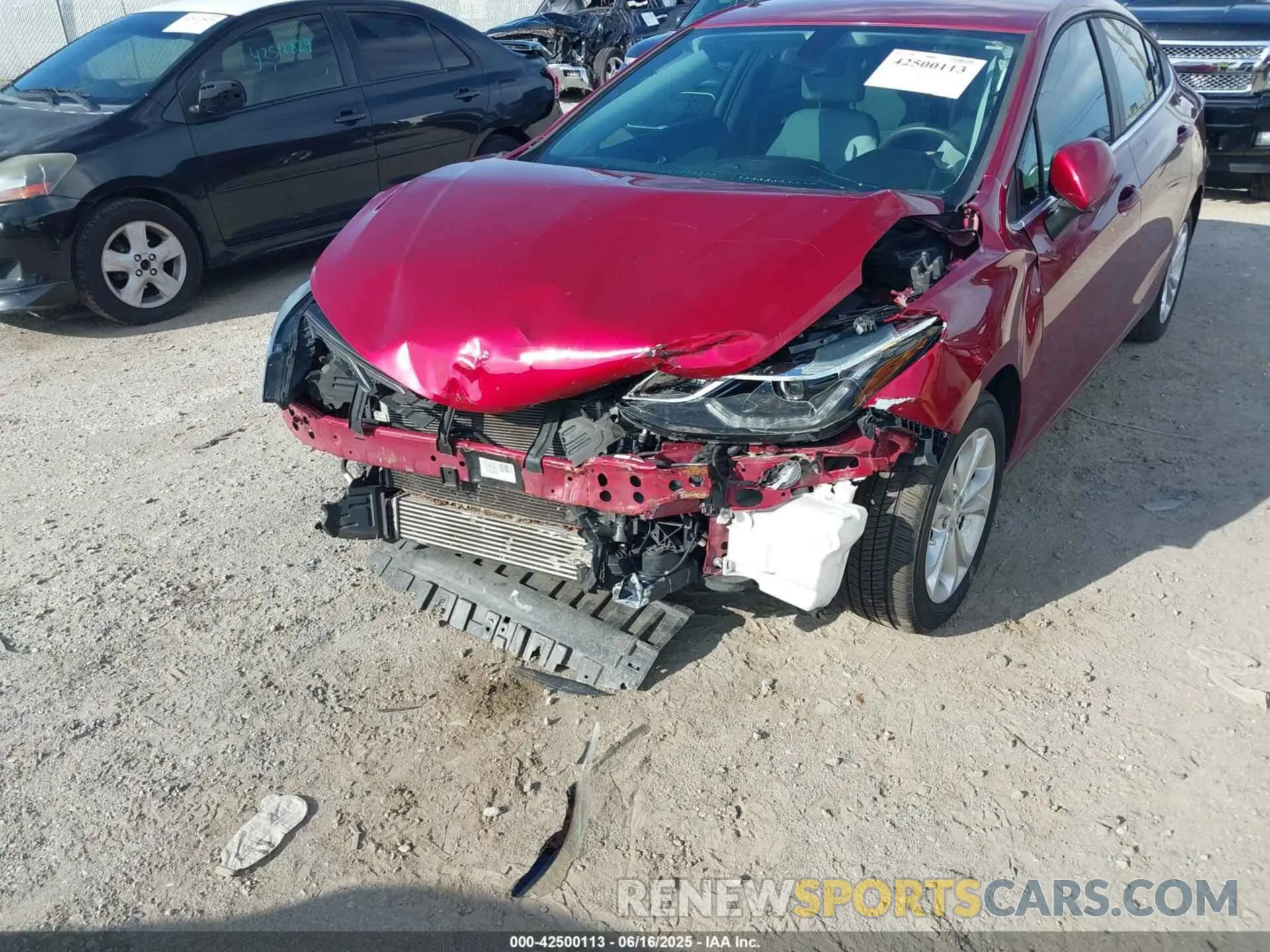 6 fotografías del automóvil dañado 1G1BE5SM9K7139702 CHEVROLET CRUZE 2019
