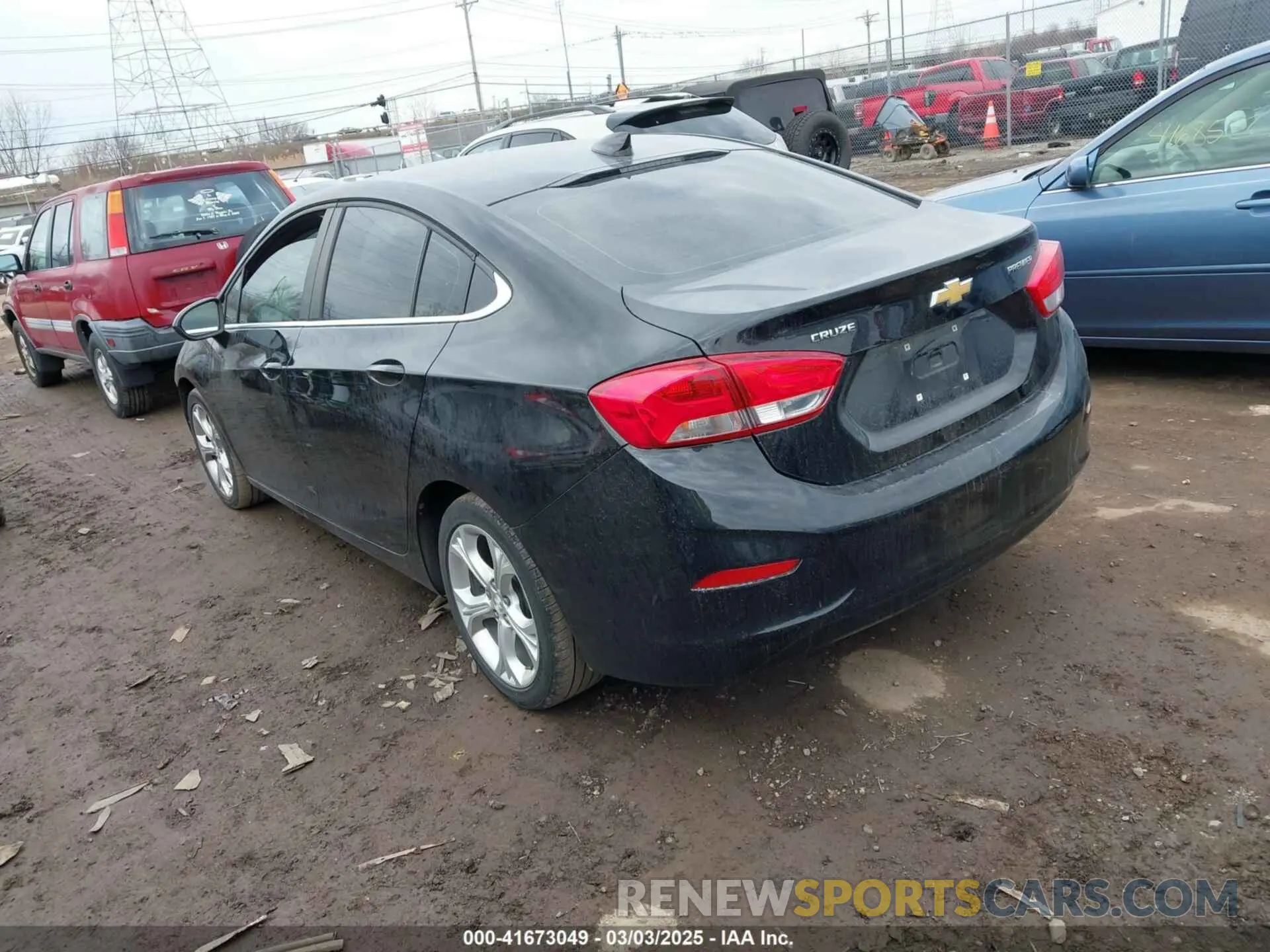 3 fotografías del automóvil dañado 1G1BF5SM9K7101240 CHEVROLET CRUZE 2019