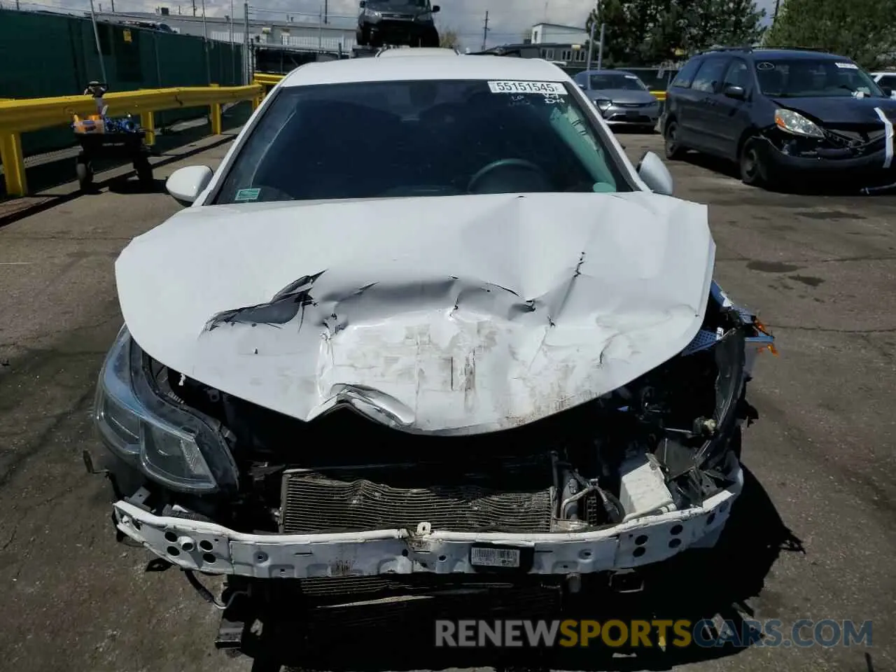 5 fotografías del automóvil dañado 1G1BJ5SMXK7105280 CHEVROLET CRUZE 2019