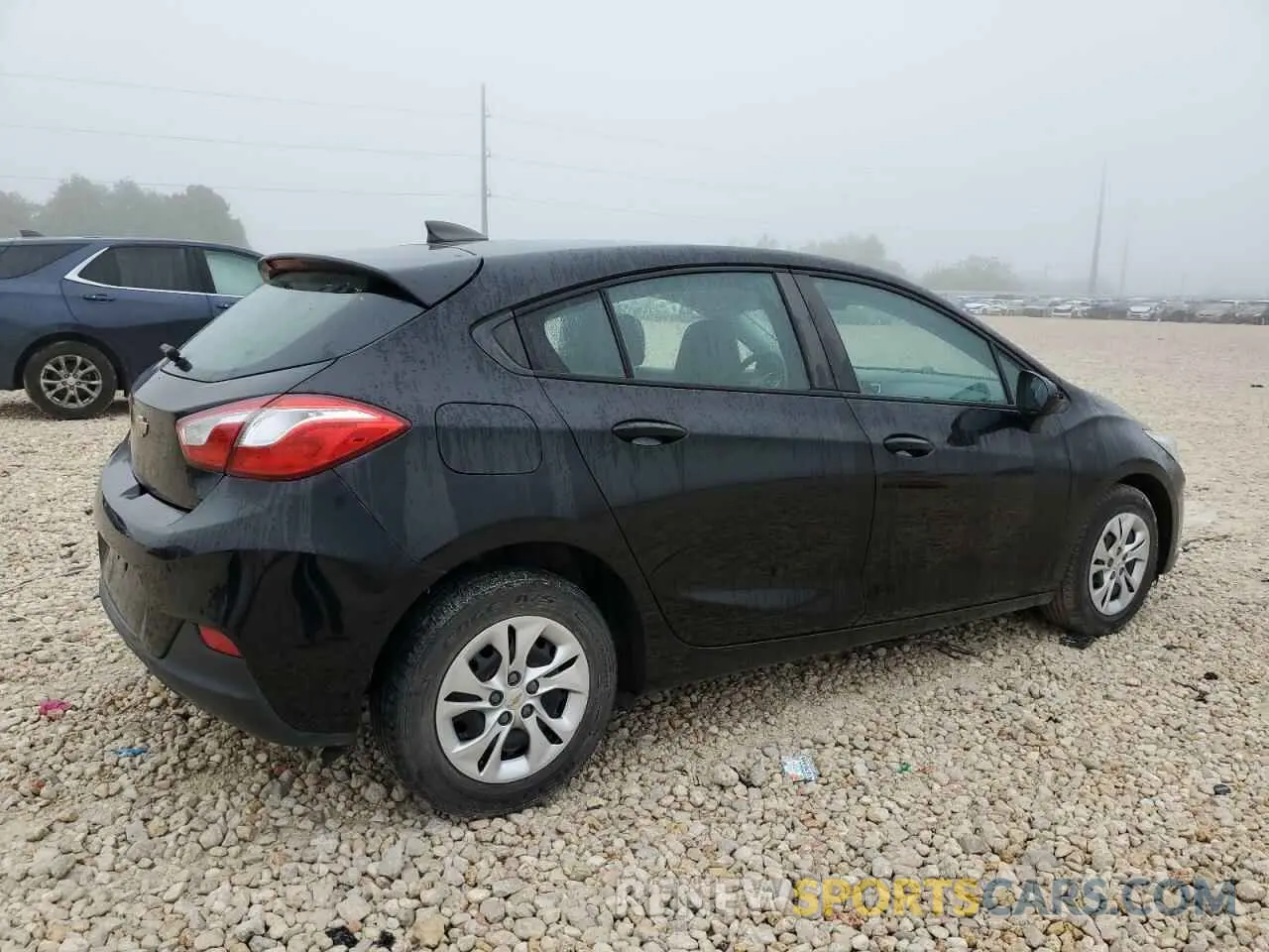 3 fotografías del automóvil dañado 3G1BC6SM2KS535726 CHEVROLET CRUZE 2019