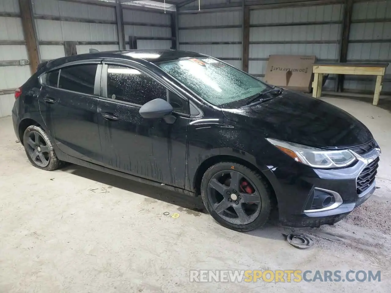 4 fotografías del automóvil dañado 3G1BC6SM4KS611642 CHEVROLET CRUZE 2019
